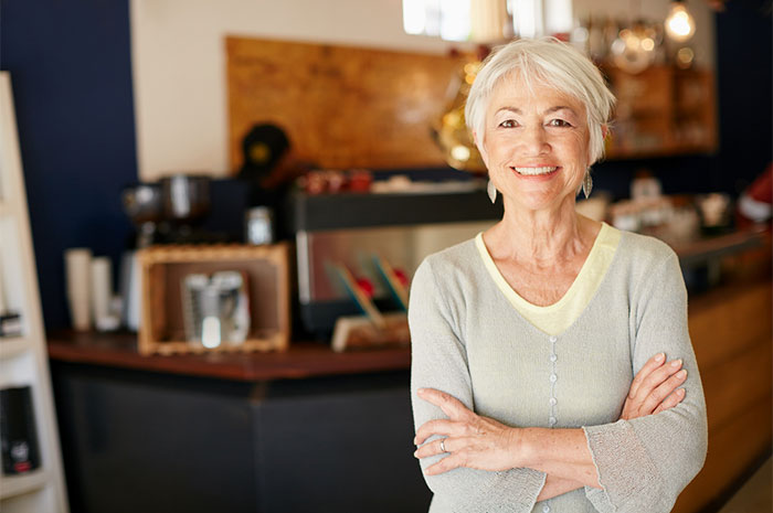 jubilant coffee shop owner jubilant coffee shop owner